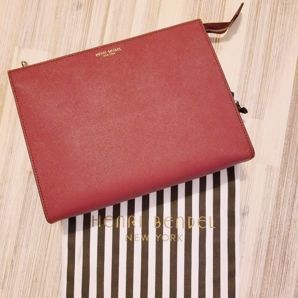 Red Henri Bendel Clutch